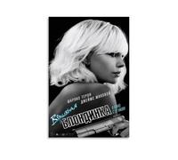 sdnkbro Atomic Blonde Action Movie Poster Lorraine Broughton Poster Decorative Painting Canvas Wall Posters And Art Picture Print Modern Family Bedroom Decor Posters 12x18inch(30x45cm)