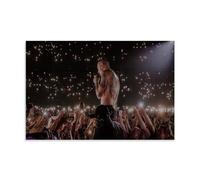 sdnkbro Chester Bennington Thousands of Musicians Gathered at The Scene Poster Decorative Painting Canvas Wall Posters And Art Picture Print Modern Family Bedroom Decor Posters 20x30inch(50x75cm)