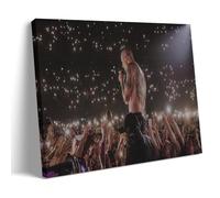 sdnkbro Chester Bennington Thousands of Musicians Gathered at The Scene Poster Decorative Painting Canvas Wall Posters And Art Picture Print Modern Family Bedroom Decor Posters 20x30inch(50x75cm)