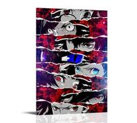 sdnkbro Persona 5 Anime Phantom Thieves Expression in Ones Eyes Poster Decorative Painting Canvas Wall Posters And Art Picture Print Modern Family Bedroom Decor Posters 08x12inch(20x30cm)