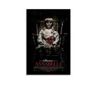 sdnkbro The Conjuring Art Poster Annabelle Movie Horror Poster Decorative Painting Canvas Wall Posters And Art Picture Print Modern Family Bedroom Decor Posters 12x18inch(30x45cm)