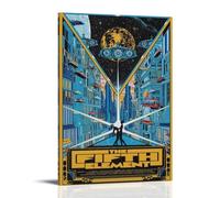 sdnkbro The Fifth Element Movie Classic Future Spaceship Poster Poster Decorative Painting Canvas Wall Posters And Art Picture Print Modern Family Bedroom Decor Posters 08x12inch(20x30cm)