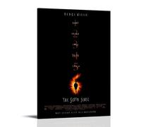sdnkbro The Sixth Sense Classic Thriller Movie Posters Poster Decorative Painting Canvas Wall Posters And Art Picture Print Modern Family Bedroom Decor Posters 12x18inch(30x45cm)