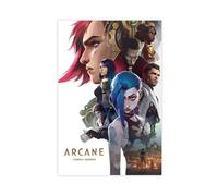 SDOBVDZ Arcane League of Legends Poster Canvas Poster Wall Art Decor Print Picture Paintings for Living Room Bedroom Decoration 08x12inch(20x30cm)