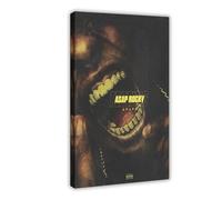 SDOBVDZ ASAP Rocky Poster (3) Canvas Poster Bedroom Decor Landscape Office Room Decor Gift 24x36inch(60x90cm)