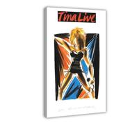 SDOBVDZ Tina Turner Tina Live In Europe Album Poster Canvas Poster Bedroom Decor Landscape Office Room Decor Gift 08x12inch(20x30cm)
