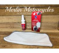 Dr. Wack S100 Motorcycle Helmet Visor and Helmet Cleaner 100ml including Micro Fibre Towel