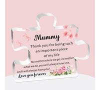 SDOFY Mummy Gifts: Acrylic Plaque Puzzle for Mothers Day & Christmas