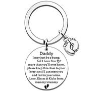 SDOFY New Dad Gifts Dad to Be Gifts Daddy to Be Keyring First Fathers Day Presents