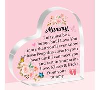 SDOFY New Mum Gifts Mum to Be Gifts Mummy to Be Acrylic Plaque First Mothers Day Birthday Presents
