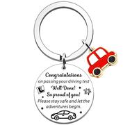 SDOFY Passed Driving Test Gifts Drive Safe Keyring Learner Driver Gifts 17th Birthday for Girls Boys New Driver Gifts for Passing Driving Test