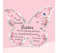 SDOFY Sister Gifts Sister Birthday Gifts Christmas Acrylic Gifts for Sister Big Sister Gifts from Sister