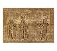 SDOTPMT 5x3ft Egyptian Mural Photography Background History Words Figures Backdrop Vintage Artistic Wallpaper