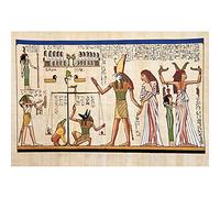 SDOTPMT 5x3ft Murals of Ancient Egypt Polyester Backdrop Hieroglyphics Pharaoh Queen of Egypt Mural Painting Parchment Tribal Culture Abstract Wallpaper Photography Background Photo Wallpaper