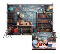 SDOTPMT 5x3ft Wizard Magic Bookshelf Polyester Backdrop Vintage Bookcase Magic Books Background Classical Study Bookshelf Backgrounds for Kids Birthday Party Decor Baby Shower Photo Booth Props