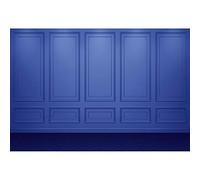 SDOTPMT 6x4ft Elegant Blue Wall Polyester Backdrop Empty Room Architecture European Modern House Abstract Retro Design Background Flats Interior Room Nordic Style Family Portrait Photo Props