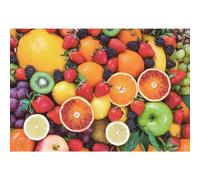 SDOTPMT 6x4ft Photography Backdrop of Fruit Birthday Party Summer Holiday Party Background Orange Strawberry Kids Children Adult Baby Shower Photo Studio Polyester Props