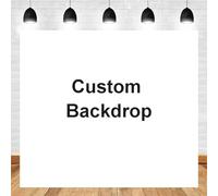 SDOTPMT 8x8ft Customized Photo Backdrops Custom Print Design Upload Photo Background Custom Your Picture Image Text Vinyl Backdrop Personalized Backdrop for Various Event Parties Props