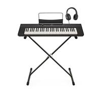 SDP-1 Portable Digital Keyboard by Gear4music + Stand and Headphones