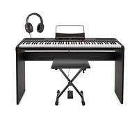 SDP-2 Digital Upright Piano by Gear4music Bench Pack Black