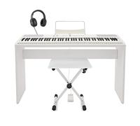 SDP-2 Digital Upright Piano by Gear4music Bench Pack White