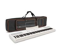 SDP-2 Stage Piano and Bag Bundle by Gear4music, White