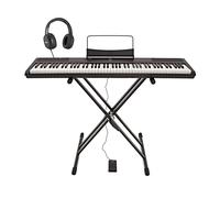 SDP-2 Stage Piano by Gear4music + Stand Pedal and Headphones