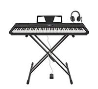 SDP-3 Stage Piano by Gear4music + Stand Pedal and Headphones