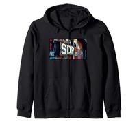 SDP On The Wall Sign Zip Hoodie