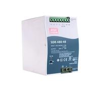 SDR-480-48 DC 48V 10A 480W Single Output Industrial DIN Rail with PFC Function Power Supply