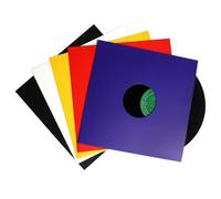 sdroceRyaM 12 inch Record Sleeves Anti-Static LP Jacket Covers with Hole Vinyl Record Paper Sleeves Acid-Free Protection Covers for 12'' Record Vinyl, 10 Pack (5 Colors)