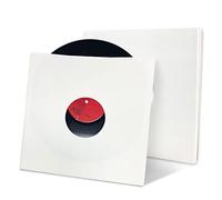 sdroceRyaM 20 Pack Vinyl Record Inner Paper Sleeves 12 Inches Anti-Static White Kraft Paper Premium Acid Free Protection Covers for 33 RPM Record Vinyl