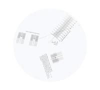 sdroceRyaM Turntable Phonograph Cartridge Alignment Protractor Mat Acrylic LP Vinyl Record Pickup Calibration Plate for Turntable Accessories, White,Style A