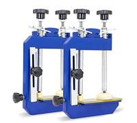 SDRTOP 2pcs 45 Degree Stone Mitre Clamp for Granite Marble Benchtop Angle Clamps System Countertop Seam Splicing Fixture Slab Install Tool(Blue)