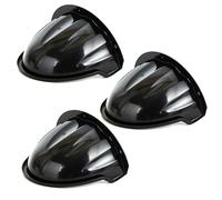 SDS DS-1250ZJ Universal Sun Rain Shade Survielance Camera Shield Cover for Nest/Ring/Dome/Bullert Outdoor Camera, Black, 3 Pack