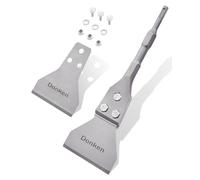 SDS Floor Scraper Chisel, Chisel Bits for SDS Plus Hammer, Includes Replacement Blade, Adhesive Remover Bit for Vinyl Flooring VCT Tile Concrete Mortar