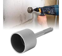 SDS MAX T Post Driver Hammer Drill, 5 Pits Shank Steel Bit, 20cm Length Hand Post Pounder for Outdoor Farm Construction (65mm)