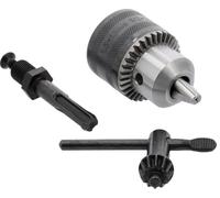 SDS-Plus Chuck Adapter 1.5-13Mm 1/2" Chuck Key YATO