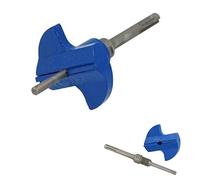 SDS Plus Electricians Circular Box Cutter Single Circle Socket Back 77mm Diameter, Blue