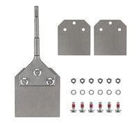 SDS Plus Floor Scraper Set - 250mm x 100mm Spatula Chisel Thinset Scraper Tool with 2 Replacement Blades for Removing Tile Adhesive, PVC Tiles and Mortar etc.