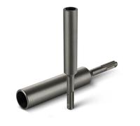 SDS Plus Ground Rod Driver Set - Fits 3/4 5/8 1/2 & 3/8 Ground Rods, 2-Pack Hammer Drill Tools