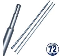 SDS Plus Hammer Drill Bit Set 1000mm Extra Long Masonry 12, 16 & 24mm