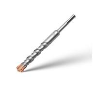 SDS Plus Hammer Drill Bits 20mm x 200mm Cross Drill Bits 4 Cutter Carbide Head Hammer Bit Tungsten Carbide Tip Rotary Impact Masonry Bit for Masonry, Stone, Concrete, Brick, Tiles