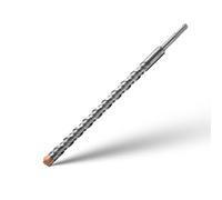 SDS Plus Hammer Drill Bits 20mm x 350mm Cross Drill Bits 4 Cutter Carbide Head Hammer Bit Tungsten Carbide Tip Rotary Impact Masonry Bit for Masonry, Stone, Concrete, Brick, Tiles