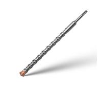 SDS Plus Hammer Drill Bits 22mm x 350mm Cross Drill Bits 4 Cutter Carbide Head Hammer Bit Tungsten Carbide Tip Rotary Impact Masonry Bit for Masonry, Stone, Concrete, Brick, Tiles