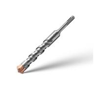 SDS Plus Hammer Drill Bits 25mm x 200mm Cross Drill Bits 4 Cutter Carbide Head Hammer Bit Tungsten Carbide Tip Rotary Impact Masonry Bit for Masonry, Stone, Concrete, Brick, Tiles