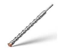 SDS Plus Hammer Drill Bits 28mm x 350mm Cross Drill Bits 4 Cutter Carbide Head Hammer Bit Tungsten Carbide Tip Rotary Impact Masonry Bit for Masonry, Stone, Concrete, Brick, Tiles
