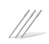 SDS Plus Hammer Drill Bits 8mm x 210mm x 3pcs,Professional Cross Tip Carbide Drill bit for Brick Walls, Masonry,Concrete, Stone