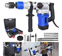SDS-Plus Rotary Hammer Drill (5.0 Joules) 240V Electric SDS Hammer Drill Corded, 1080W Variable Speed Drill Driver Set, Concrete Drill Breaker 3 in 1 Power Tool for Drilling/Hammer Drilling/Chiselling
