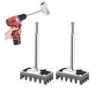 SDS Plus Square Hole Cutter for Electrical Box, Manganese Steel Rectangle Slot Cutter Tool for Electric Hammer, Fast Wall Circle Head Chisel Hole Puncher for Installing Switch Box Socket